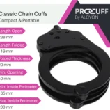 ChainHandcuffs.ChainLinkhandcuffs.ClassicRealmetalhandcuffs.Black.