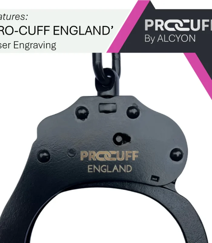 Pro-CuffEnglandMark.PoliceHandcuffs.Heavy-DutySteel.Double-Lock.