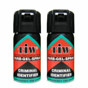 Twin Pack Farb-Gel Spray Self defence, criminal identifier from Self Defence Kit