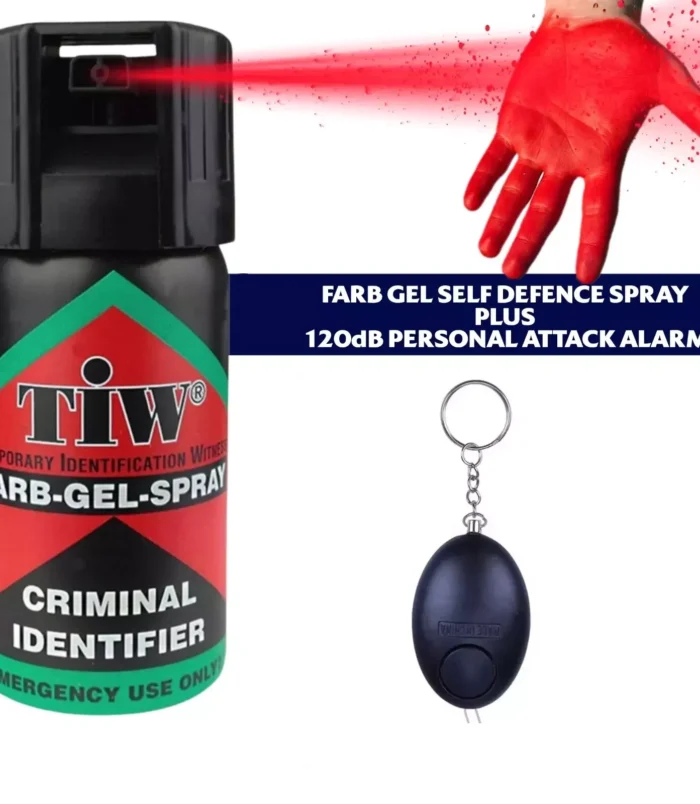 Self Defence Kit, Spray With Personal Attack Alarm